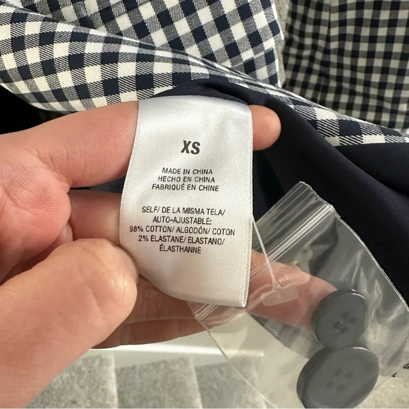 Favorite Daughter NWT Gingham Single Breasted Blazer XS - Picture 6 of 11